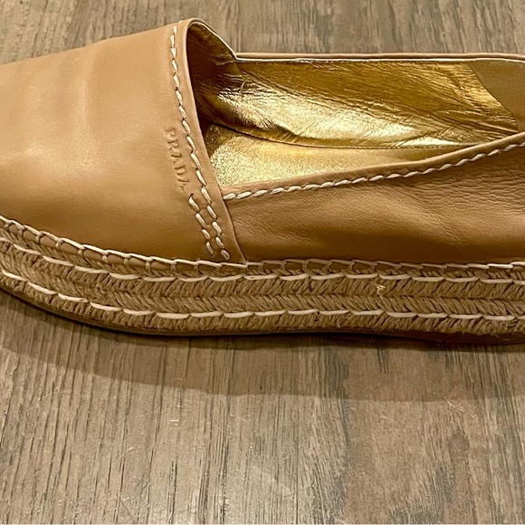 Prada Leather Espadrilles-Size 38 - Picture 2 of 5